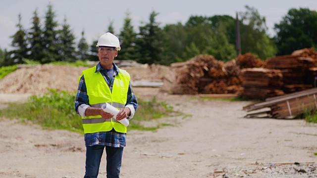 建筑工人，建筑师，建筑商，开发商，投资者视频素材