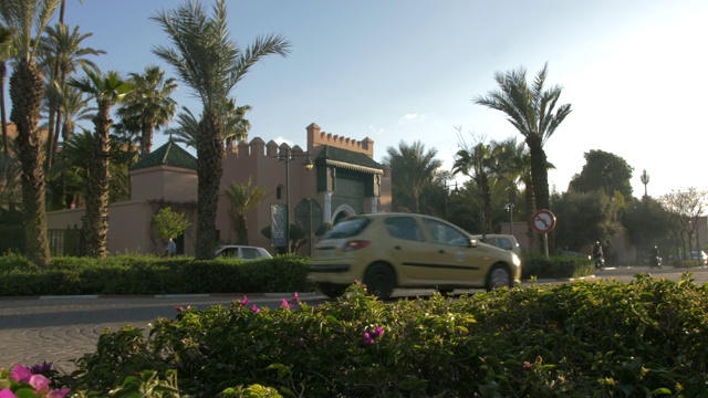 La Mamounia Palace Hotel，马拉喀什，摩洛哥，北非，非洲视频素材