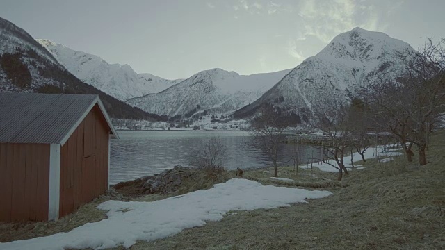 挪威的风景和景观:索格尼峡湾地区视频素材