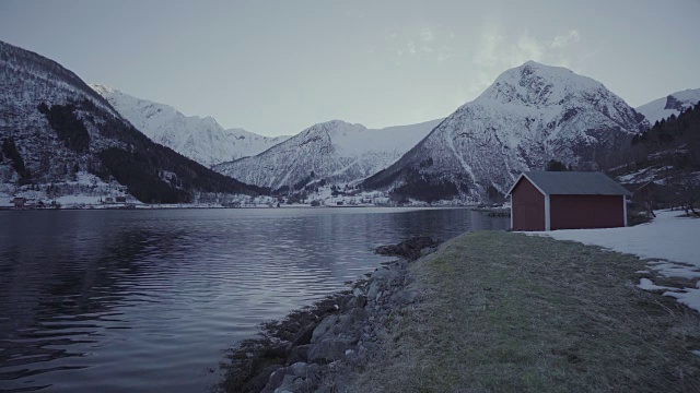 挪威的风景和景观:索格尼峡湾地区视频素材