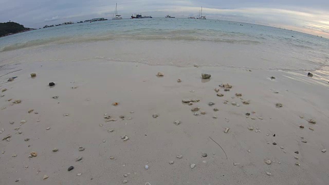 天堂般的热带海景海滩，利普岛视频素材