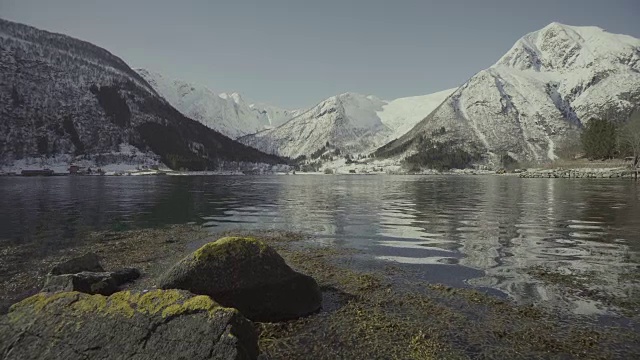 挪威的风景和景观:索格尼峡湾地区视频素材