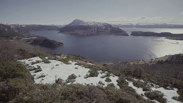 挪威的风景和景观:索格尼峡湾地区视频素材