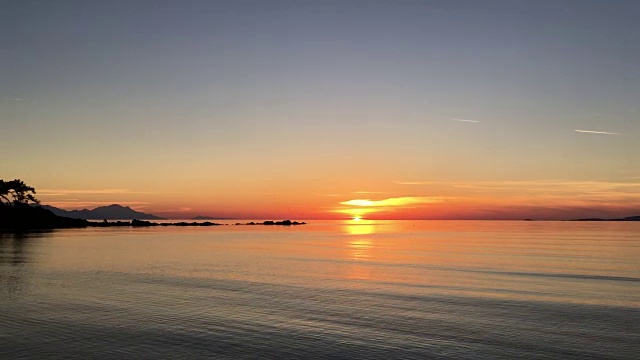 海上日落视频素材