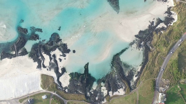 济州岛西浦的海景视频素材