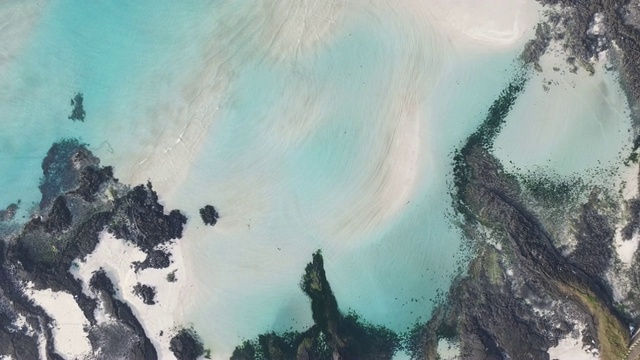 济州岛西浦的海景视频素材