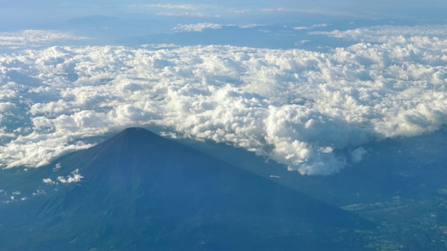 富士山的风景视频素材