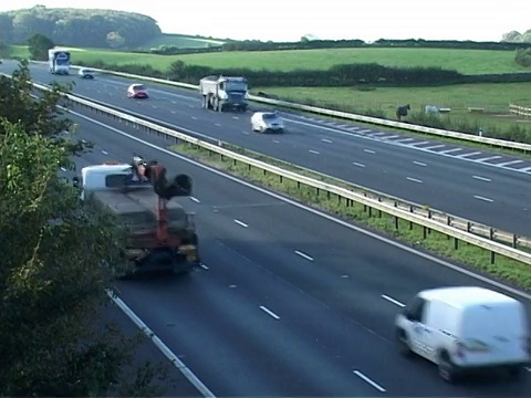 英国高速公路交通视频素材