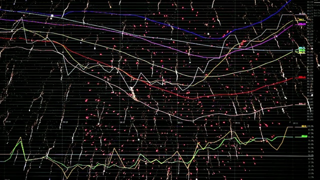 烟火，图表和图表视频素材