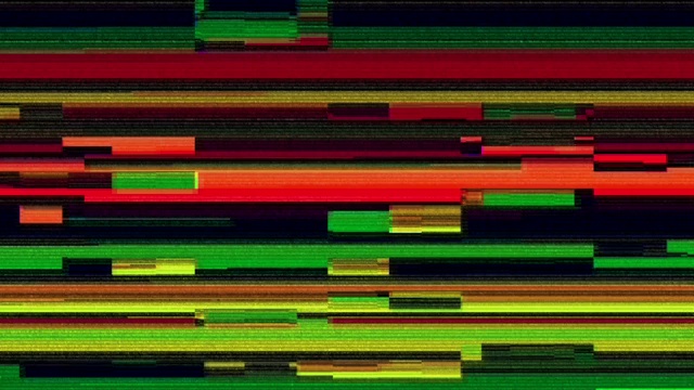 数字电视故障模式视频素材