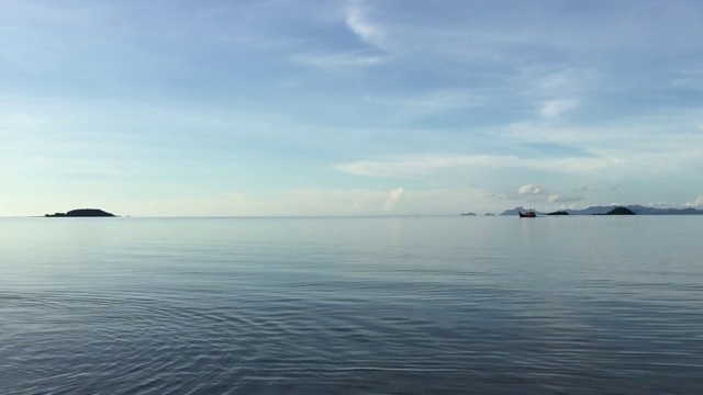 安达曼海海水清澈，山清水秀视频素材