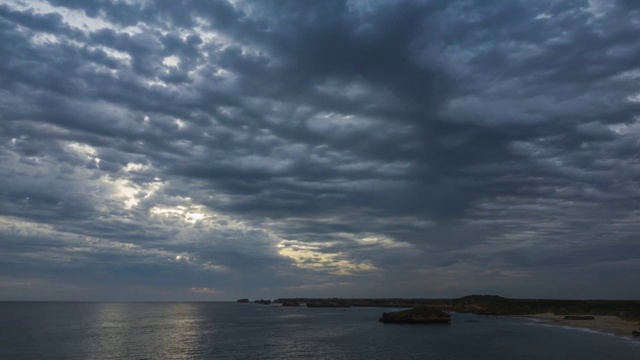 澳大利亚海岸的时间流逝视频素材