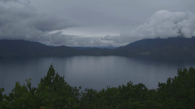 中国泸沽湖喜马拉雅山，宽镜头视频素材