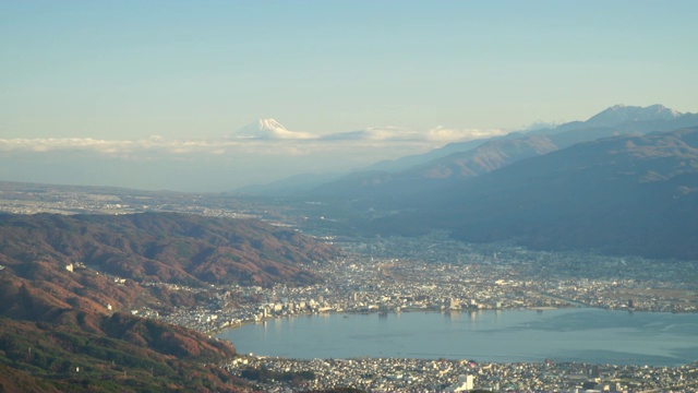 富士山与云视频素材