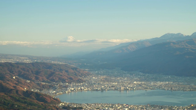 富士山与云视频素材