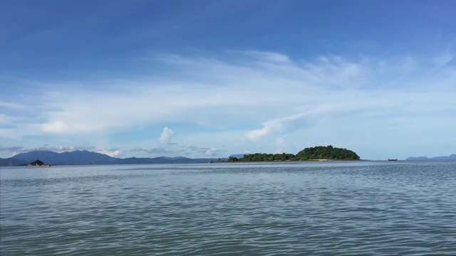 安达曼海海水清澈，山清水秀视频素材