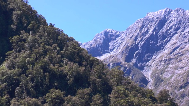 新西兰风景如画的峡湾。视频素材