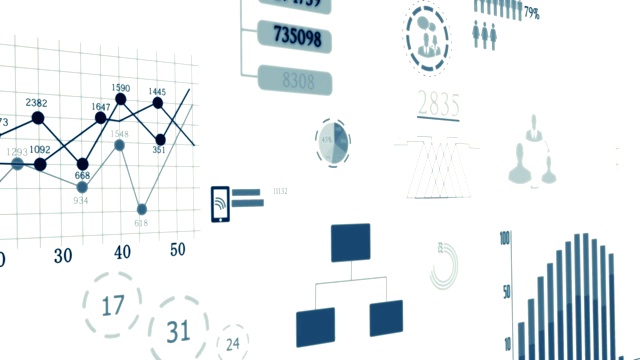 动画企业业务数据图形背景视频素材