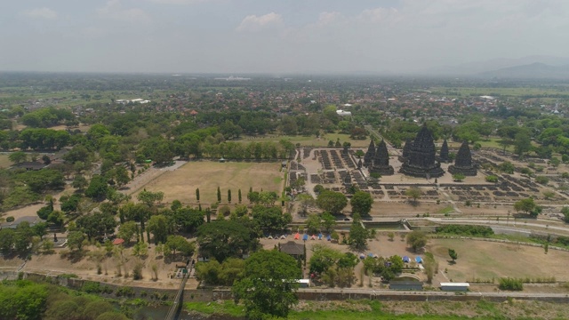 Prambanan寺庙，印度尼西亚Java视频素材