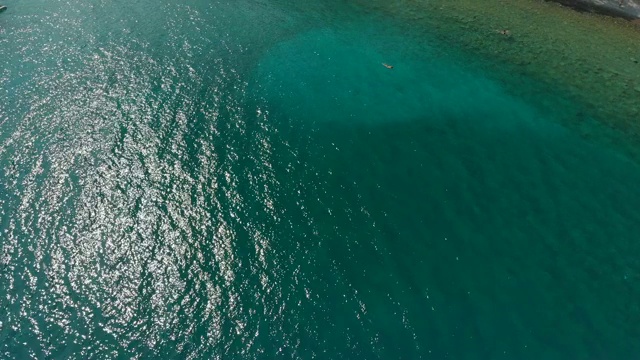 土耳其爱琴海的一个美丽的海湾视频素材