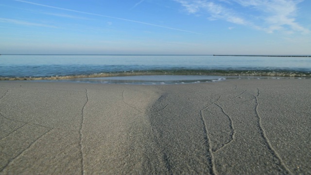 波罗的海海滩，Prerow, Fischland-Darß-Zingst，波罗的海，Mecklenburg-Vorpommern，德国视频素材