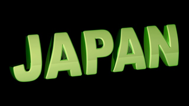 日本。4K分辨率的镜头有alpha通道。视频素材