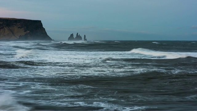 粗糙Iclandic海滩视频下载