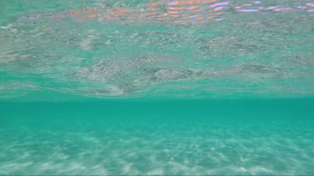 海底沙水下波视频素材