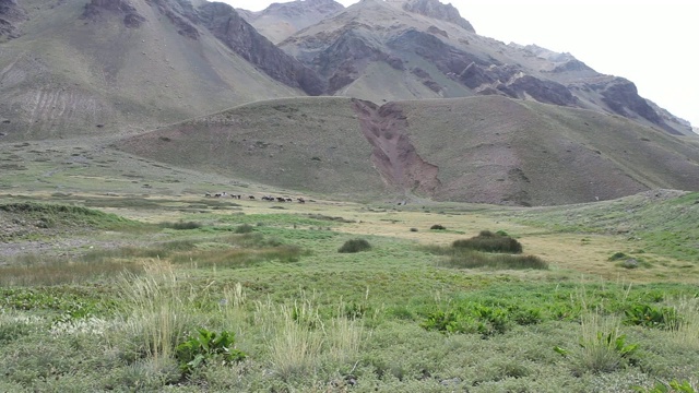 阿根廷安第斯山脉的景观视频素材