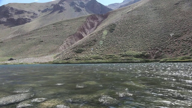 阿根廷安第斯山脉的景观视频素材