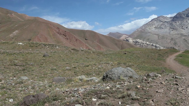 阿根廷安第斯山脉的景观视频素材