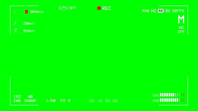 摄像头记录屏幕绿盒覆盖阿尔法通道视频素材