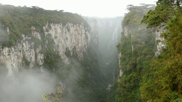 4K视频Cânion do Itaimbezinho，里约热内卢Grande do Sul，巴西视频素材