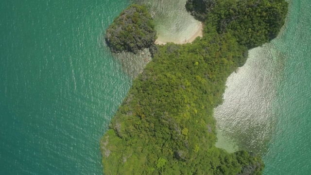 卡拉莫群岛海景，卡马里纳斯苏尔，菲律宾视频素材