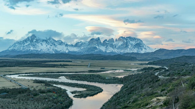 Torres Del Paine，智利巴塔哥尼亚国家公园视频素材