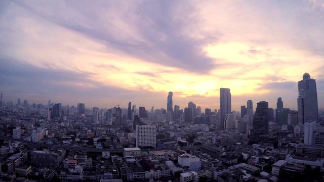 日出在曼谷,泰国视频素材