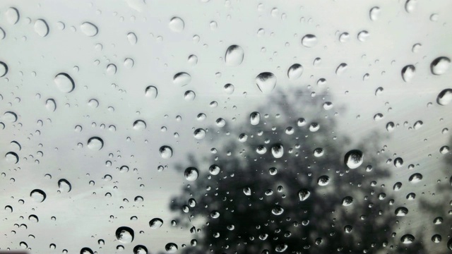 雨滴。视频素材