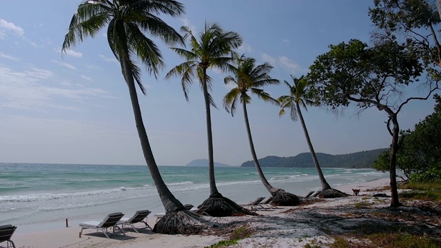 Bai Bien Sao 海滩，富国岛，越南视频素材