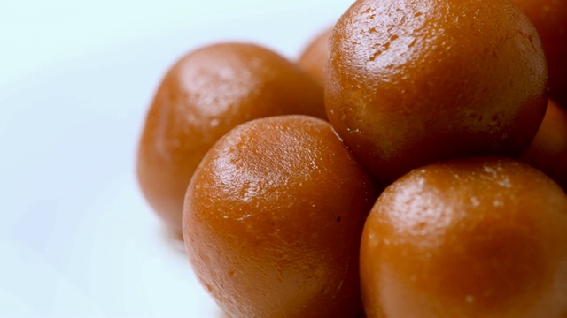 Gulab jamun旋转(印度甜)|甜点视频下载