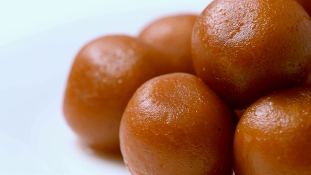 Gulab jamun旋转(印度甜)|甜点视频下载