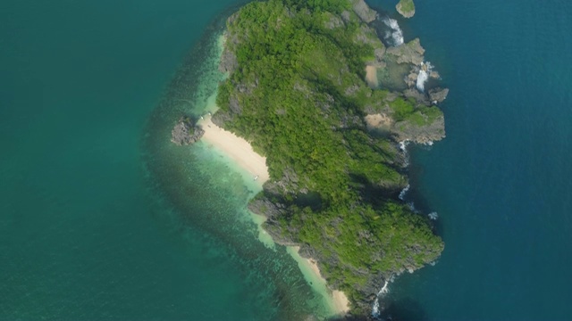 卡拉莫群岛海景，卡马里纳斯苏尔，菲律宾视频素材