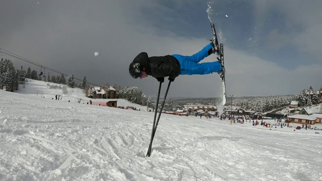 滑雪视频素材