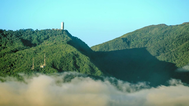 加拉加斯洪堡酒店塔的时间流逝视图视频素材