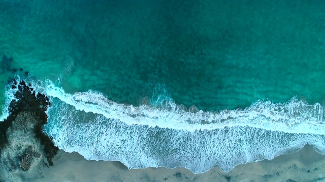 海岸线全景图视频素材