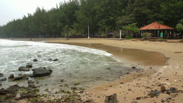 美丽的海景。自然的组成视频素材