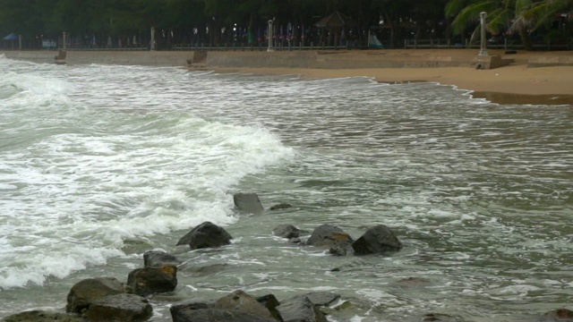 美丽的海景。自然的组成视频素材