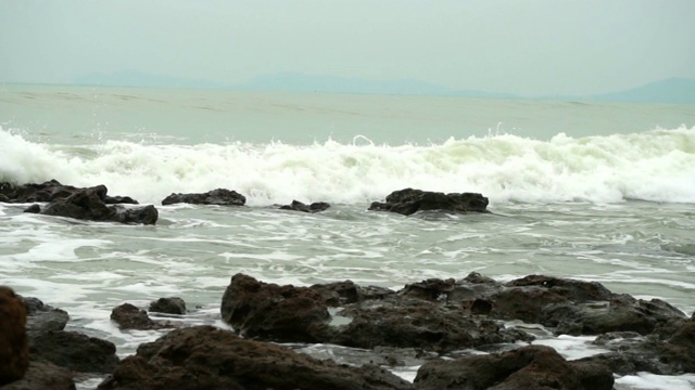 美丽的海景。自然的组成视频素材