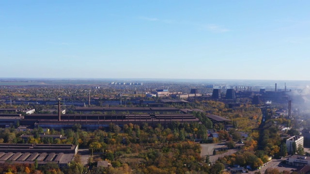 城市全景鸟瞰图视频素材