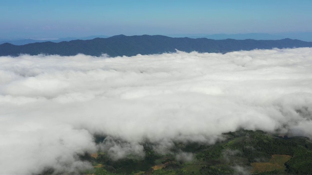 飞越山景4k视频视频素材