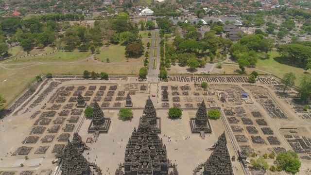 Prambanan寺庙，印度尼西亚Java视频素材